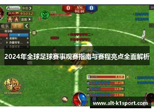 2024年全球足球赛事观赛指南与赛程亮点全面解析